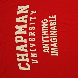 CHAPMAN UNIVERSITY Staff of 2018 short sleeve tee XL commemorative EUC